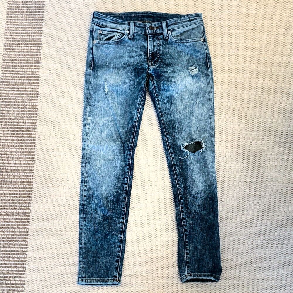 Denim & Supply Ralph Lauren Cropped Skinny Distressed Women's Jeans Size 26